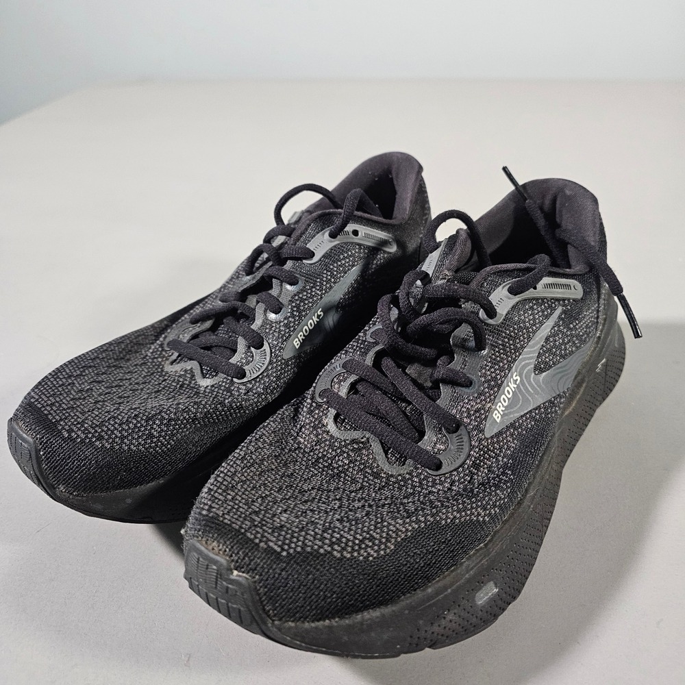 Brooks Ghost Max Running Shoes Womens 7 Black‎ Neutral Cushioned 1203951B020
